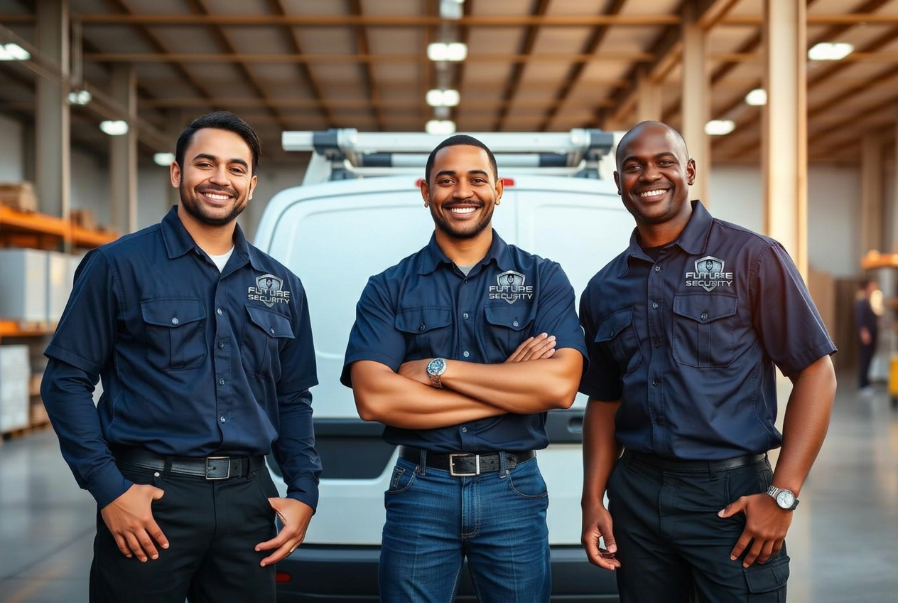 The Future Security installation team